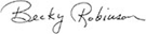 Becky Robinson Signature