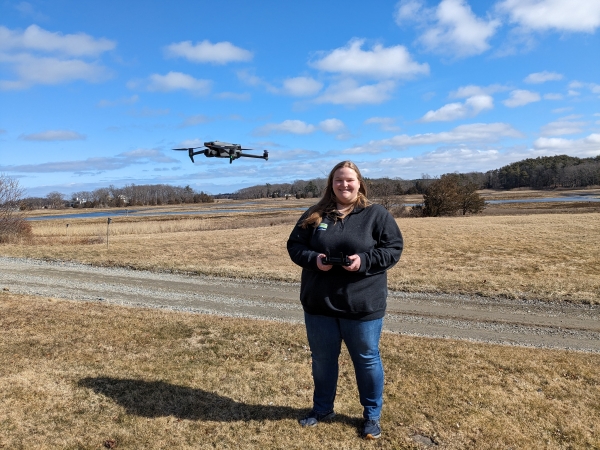 Drone with Rebecca