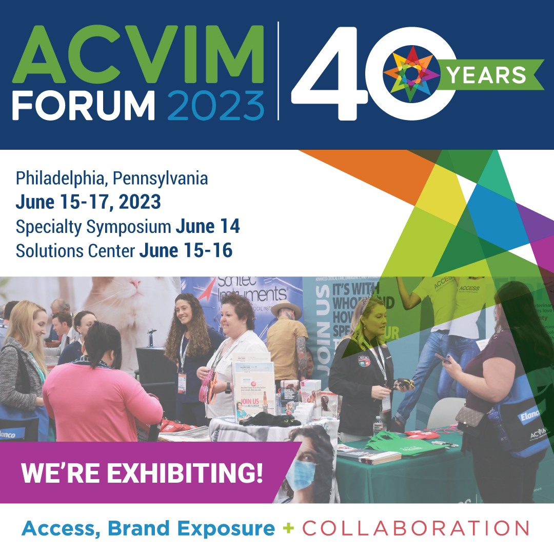 2023 ACVIM Forum exhibitor graphic