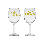 The New Divas Wine Glasses (Set of 2)