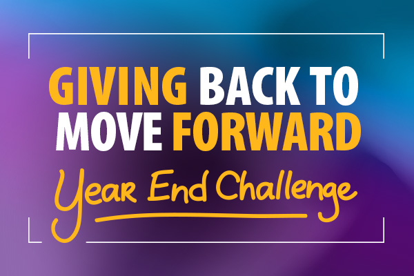 Giving Back to Move Forward Year End Challenge