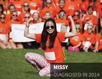 Missy, diagnosed in 2014