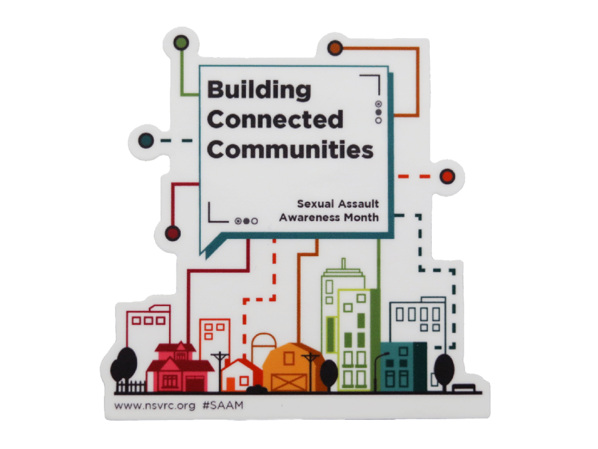 Building Connected Communities Sticker
