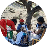 Emergency polio and other immunizations in Ethiopia IDP Camps.