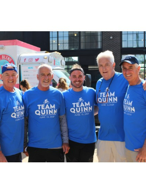 Team QUINN (Tom, Jeff, Mike Jr., Jack and Mike Quinn)