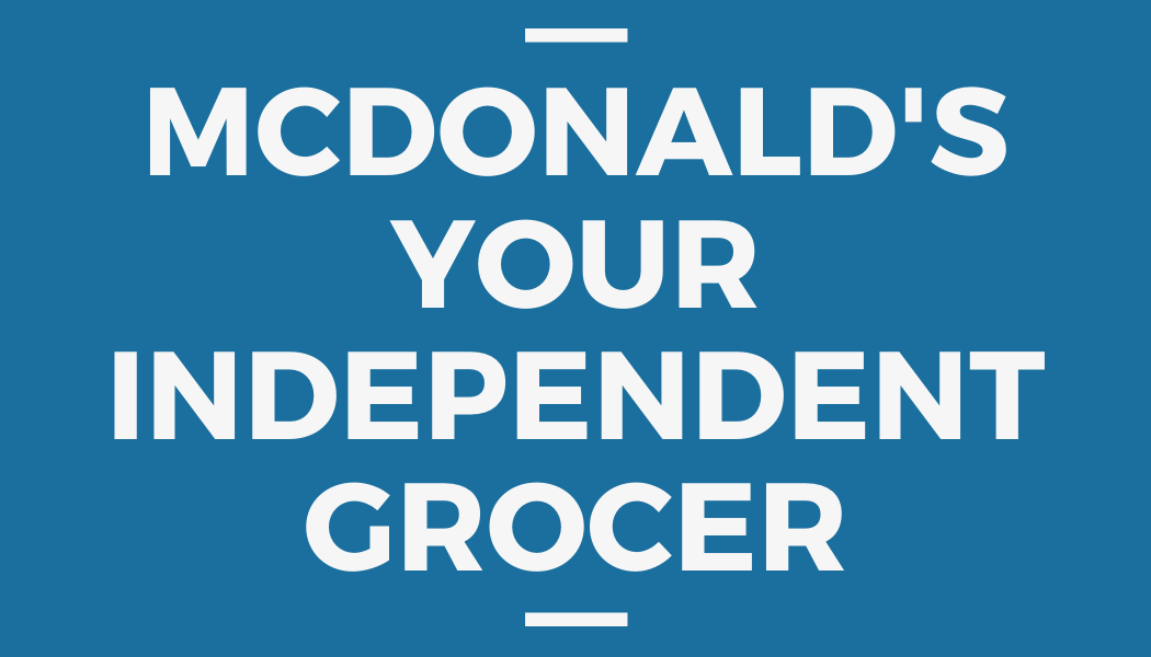 mcdonalds grocer