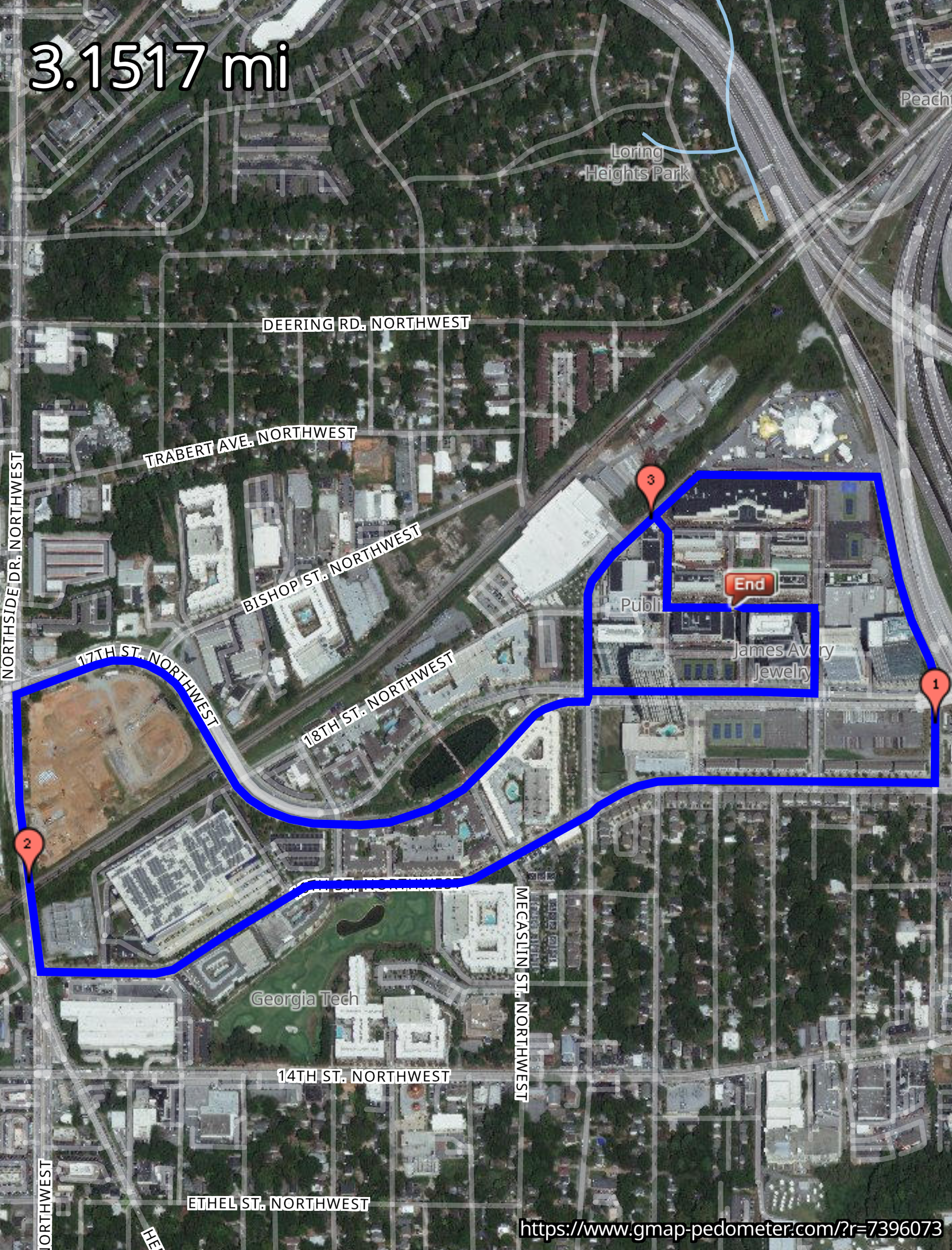 2019 5k course map